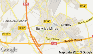 Plan de Bully-les-Mines