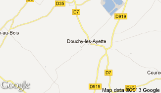 Plan de Douchy-lès-Ayette