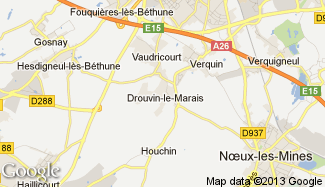 Plan de Drouvin-le-Marais