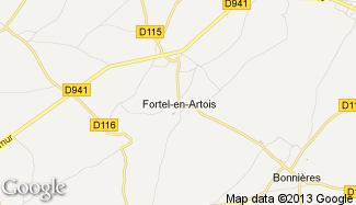 Plan de Fortel-en-Artois