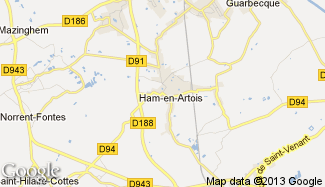 Plan de Ham-en-Artois