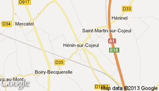 Plan de Hénin-sur-Cojeul