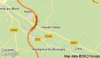 Plan de Hesdin-l'Abbé