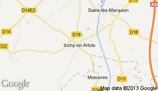 Plan de Inchy-en-Artois