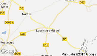 Plan de Lagnicourt-Marcel