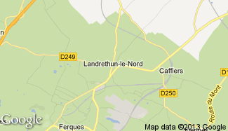 Plan de Landrethun-le-Nord