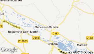 Plan de Marles-sur-Canche