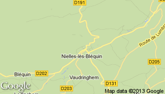 Plan de Nielles-lès-Bléquin