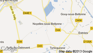 Plan de Noyelles-sous-Bellonne