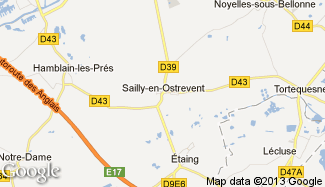 Plan de Sailly-en-Ostrevent