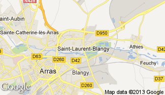 Plan de Saint-Laurent-Blangy