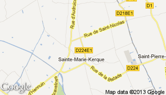 Plan de Sainte-Marie-Kerque