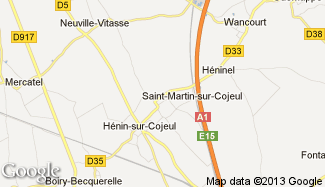 Plan de Saint-Martin-sur-Cojeul