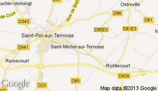 Plan de Saint-Michel-sur-Ternoise