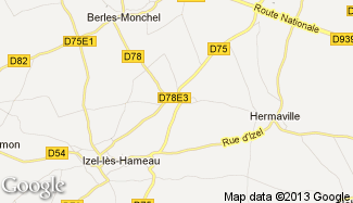 Plan de Tilloy-lès-Hermaville