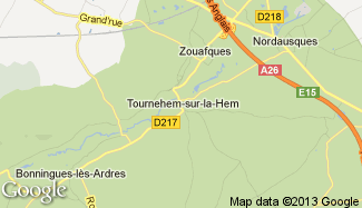 Plan de Tournehem-sur-la-Hem