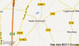 Plan de Vaulx-Vraucourt