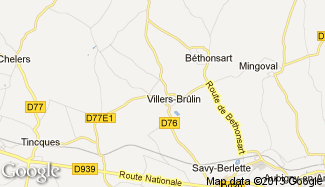 Plan de Villers-Brûlin