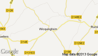 Plan de Wicquinghem