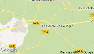 Plan de La Capelle-lès-Boulogne