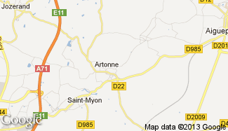 Plan de Artonne