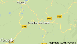 Plan de Chambon-sur-Dolore