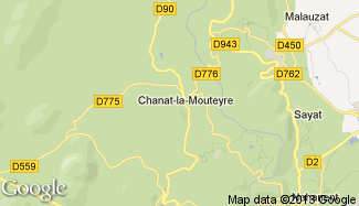 Plan de Chanat-la-Mouteyre