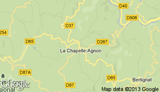 Plan de La Chapelle-Agnon