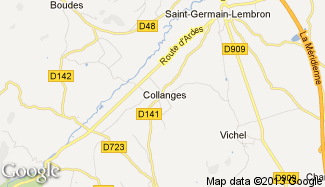 Plan de Collanges