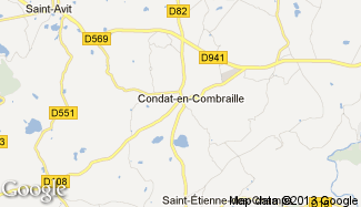 Plan de Condat-en-Combraille