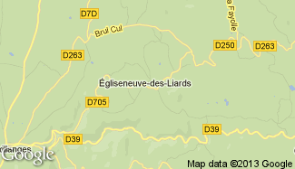 Plan de Égliseneuve-des-Liards