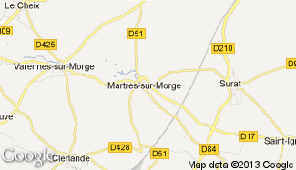 Plan de Martres-sur-Morge