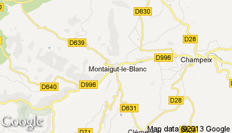 Plan de Montaigut-le-Blanc