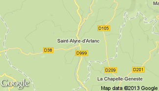 Plan de Saint-Alyre-d'Arlanc
