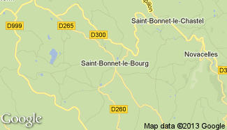 Plan de Saint-Bonnet-le-Bourg