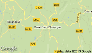 Plan de Saint-Dier-d'Auvergne