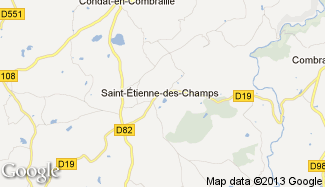 Plan de Saint-Étienne-des-Champs