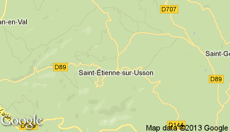 Plan de Saint-Étienne-sur-Usson