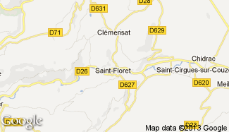Plan de Saint-Floret