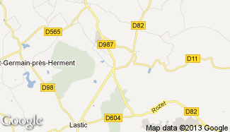 Plan de Saint-Germain-près-Herment