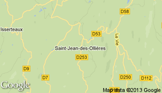 Plan de Saint-Jean-des-Ollières