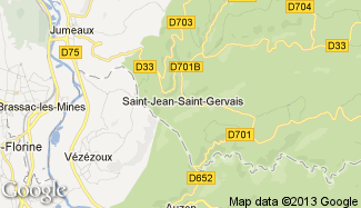 Plan de Saint-Jean-Saint-Gervais