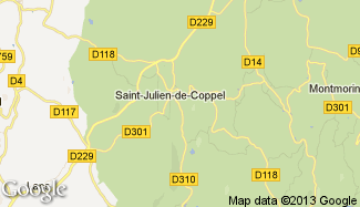 Plan de Saint-Julien-de-Coppel