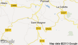 Plan de Saint-Maigner