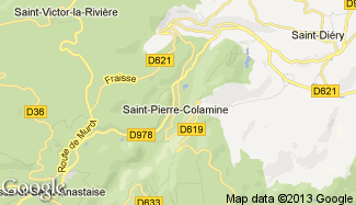 Plan de Saint-Pierre-Colamine