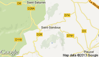 Plan de Saint-Sandoux