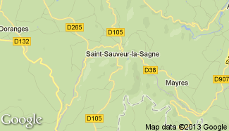 Plan de Saint-Sauveur-la-Sagne