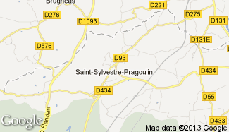 Plan de Saint-Sylvestre-Pragoulin