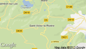 Plan de Saint-Victor-la-Rivière