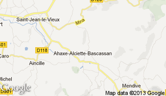 Plan de Ahaxe-Alciette-Bascassan